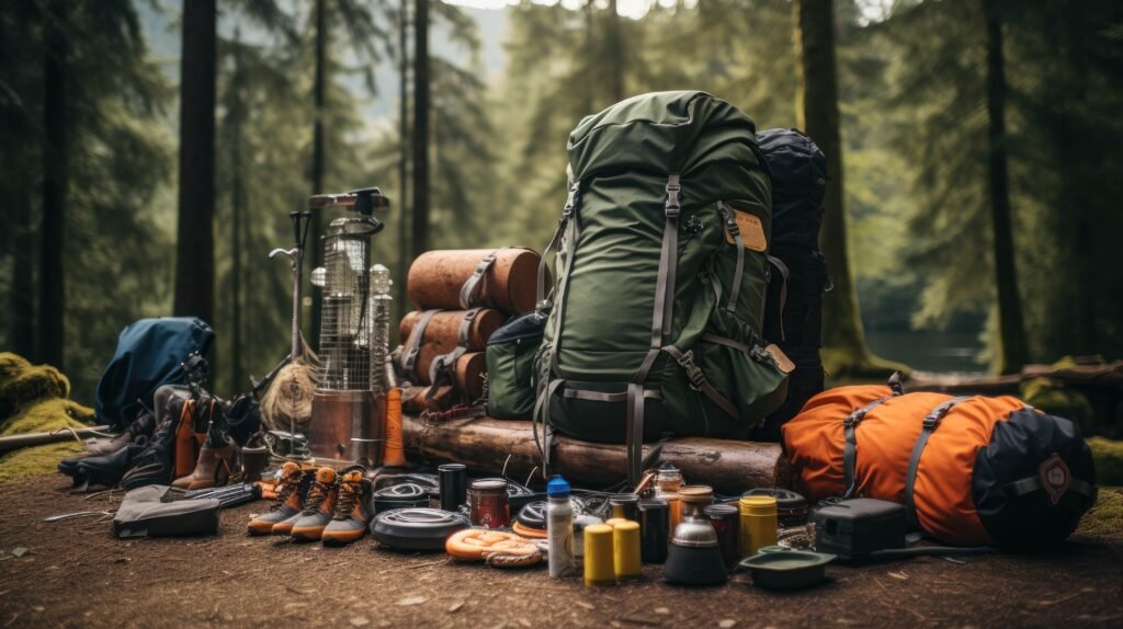 Solo camping gear