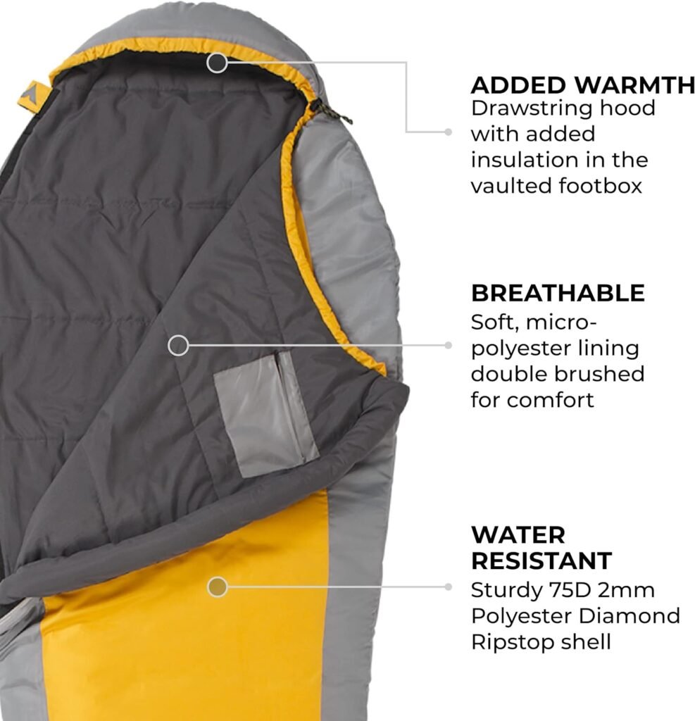 solo camping budget sleeping bag